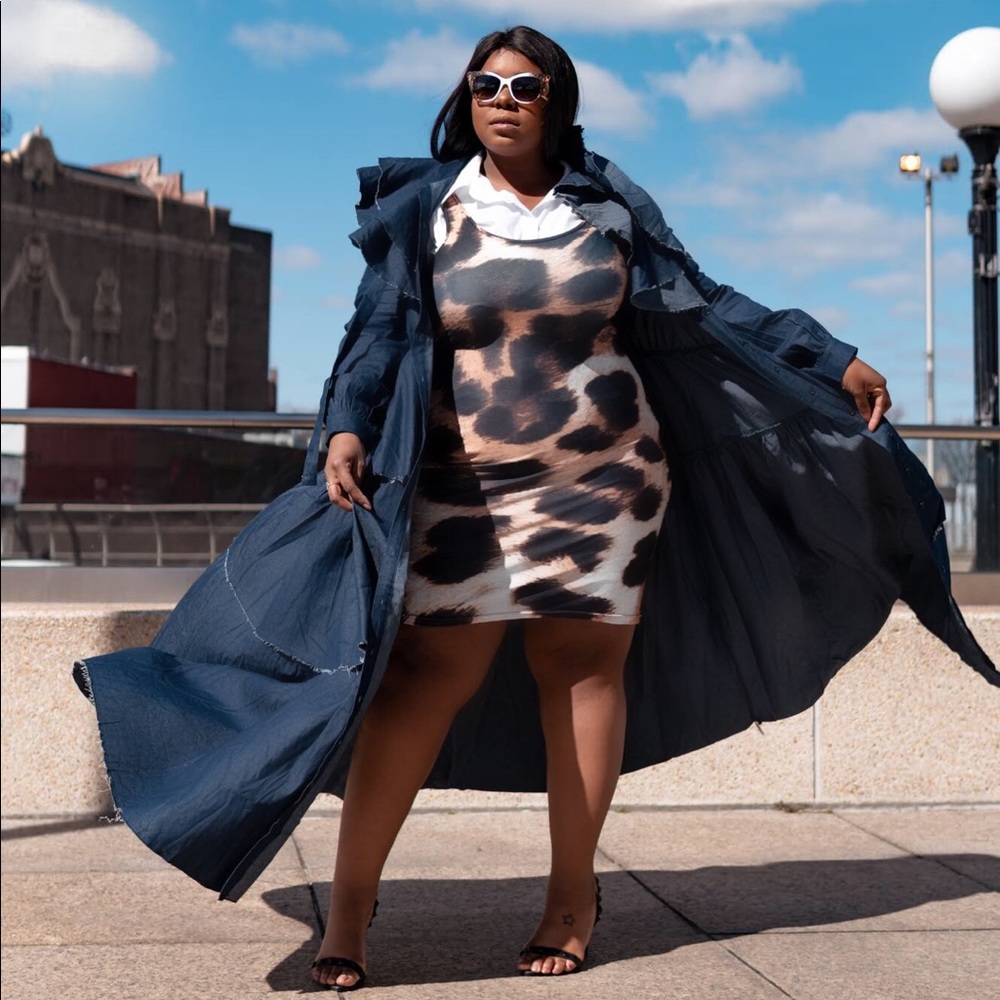 Heavy Weight Denim Coat/Dress